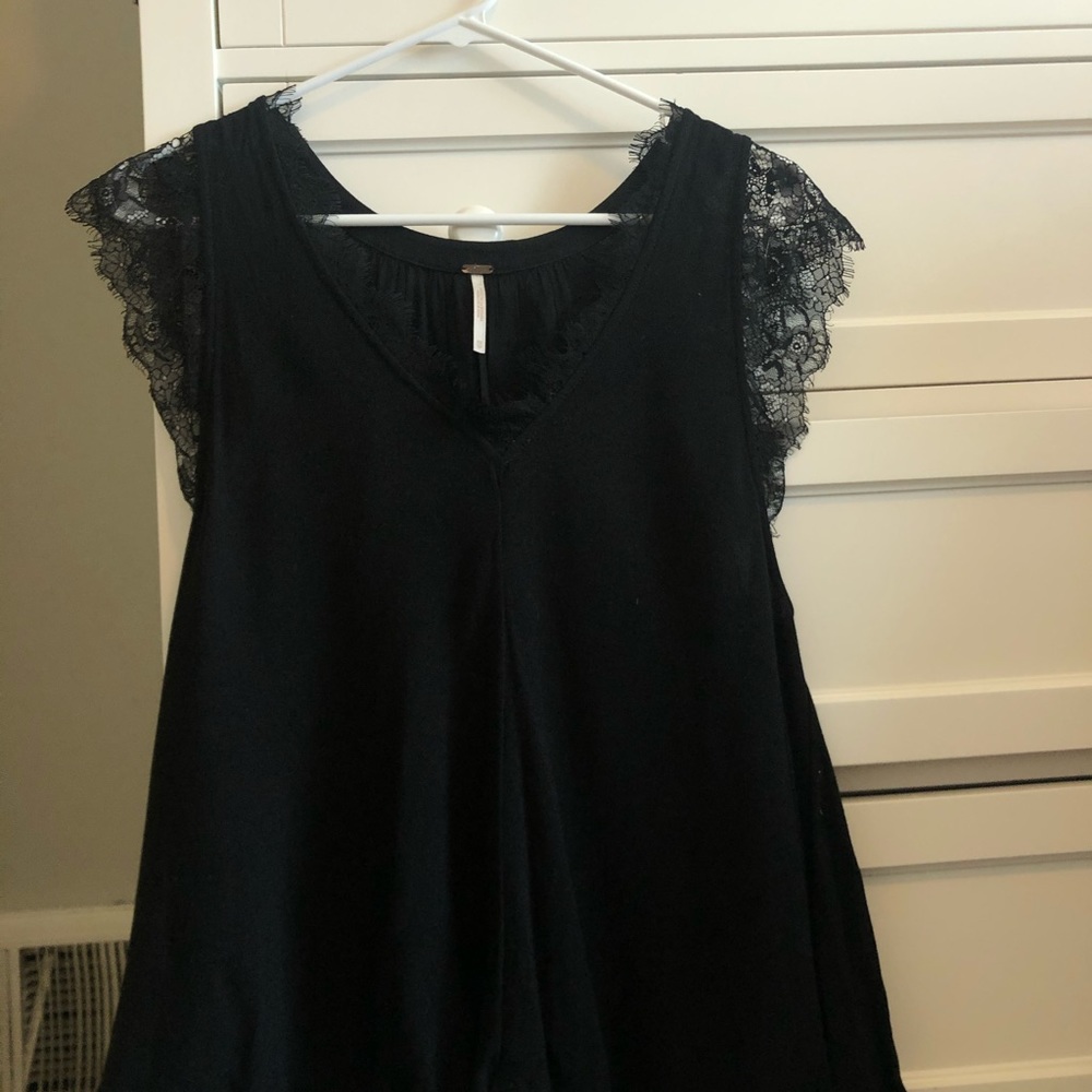 Black Free People Reversible Tank